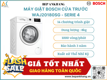 Máy giặt Bosch 8kg series 4 WAJ20180SG